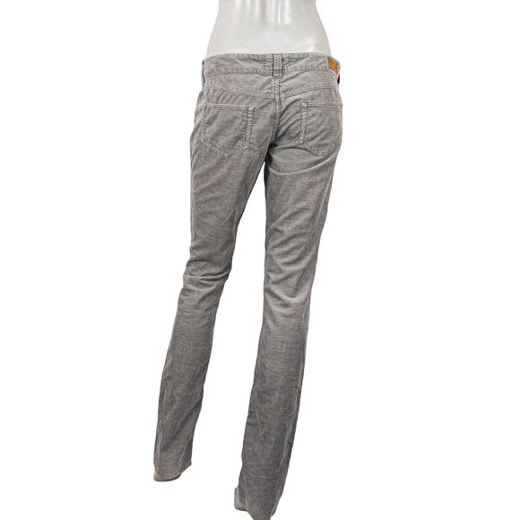 ISABEL MARANT Etoile Women's Gray Corduroy Pants in Size 2 - Picture 4 of 11